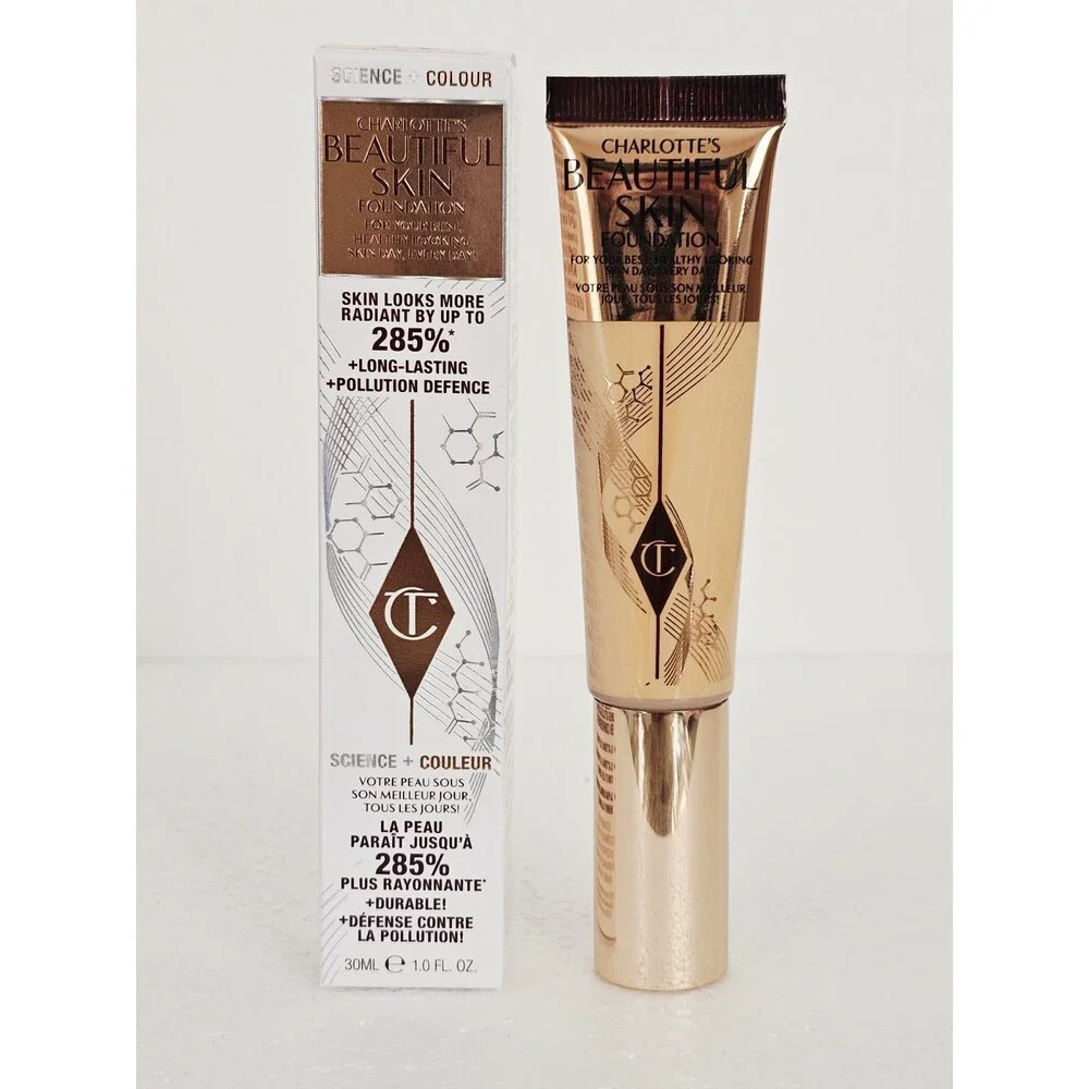 $52 Msrp Charlotte Tilbury Beautiful Skin Medium Coverage Foundation 1 Neutral